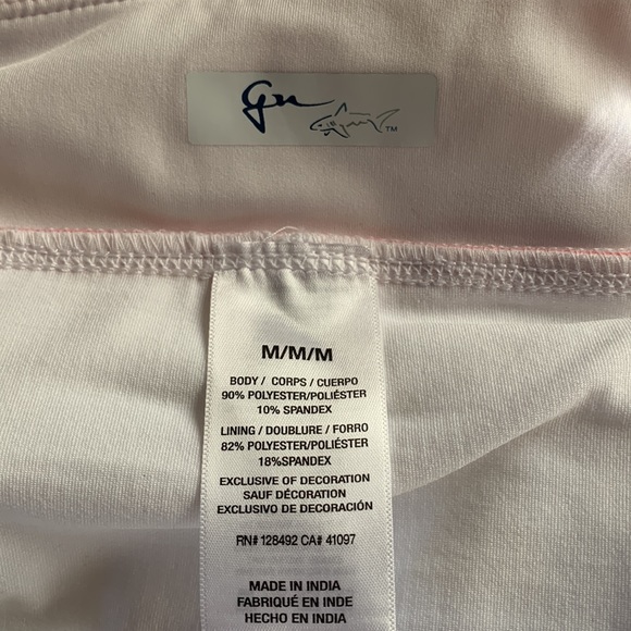 Greg Norman golf skort white with pink accents - Picture 8 of 8